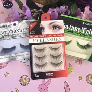 New eyelash Lot 3 pack natural Halloween colors
